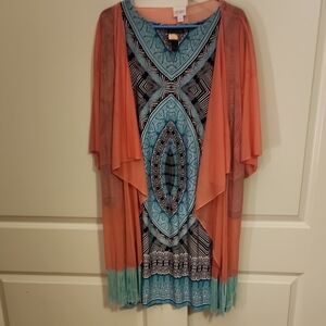 Women's Multicolor Patterned Top